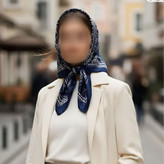 مینی اسکارف جنس ابریشم ایستایی عالی عبیرشاپ