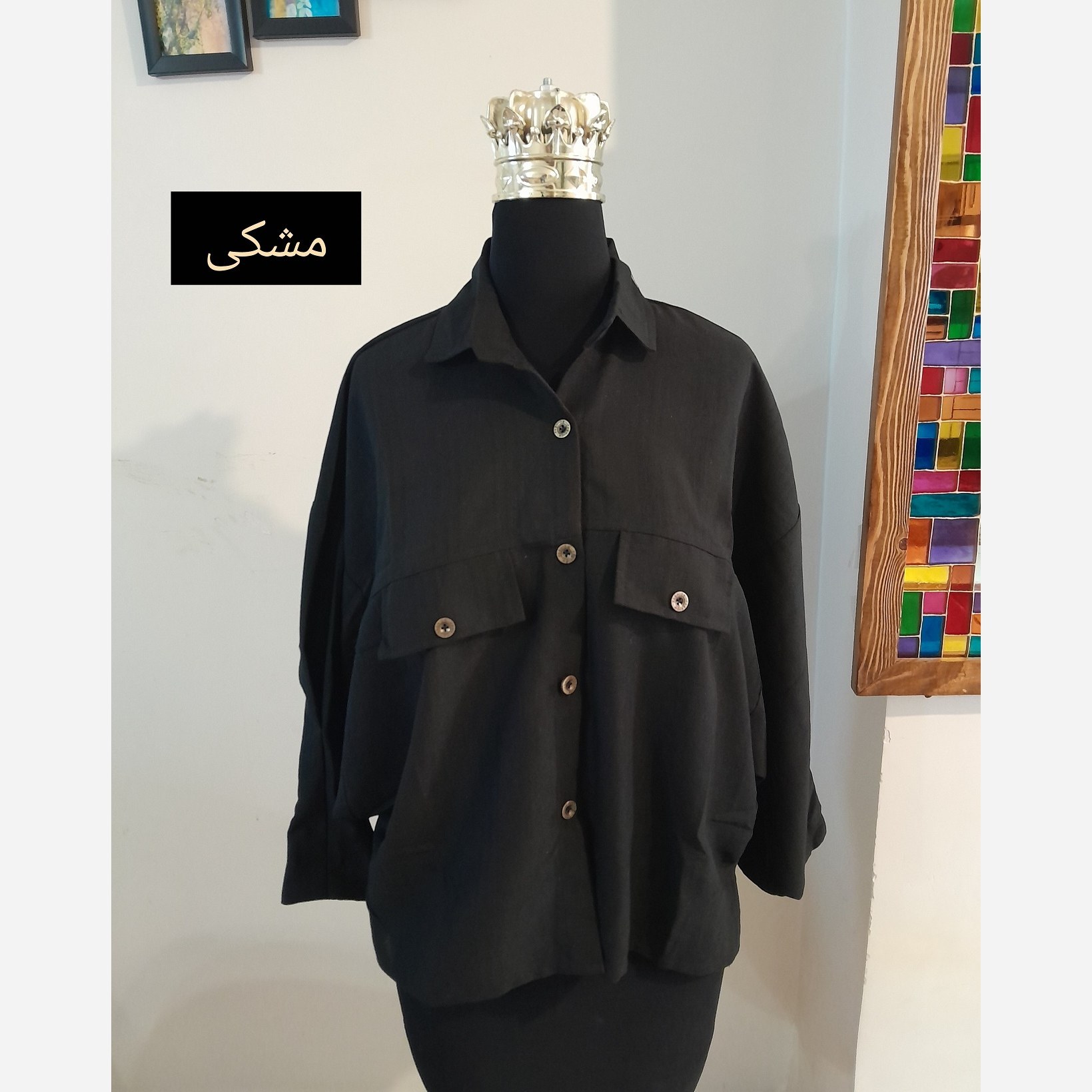 مانتو پانچ زنانه تابستانی جنس لینن عبیرشاپ