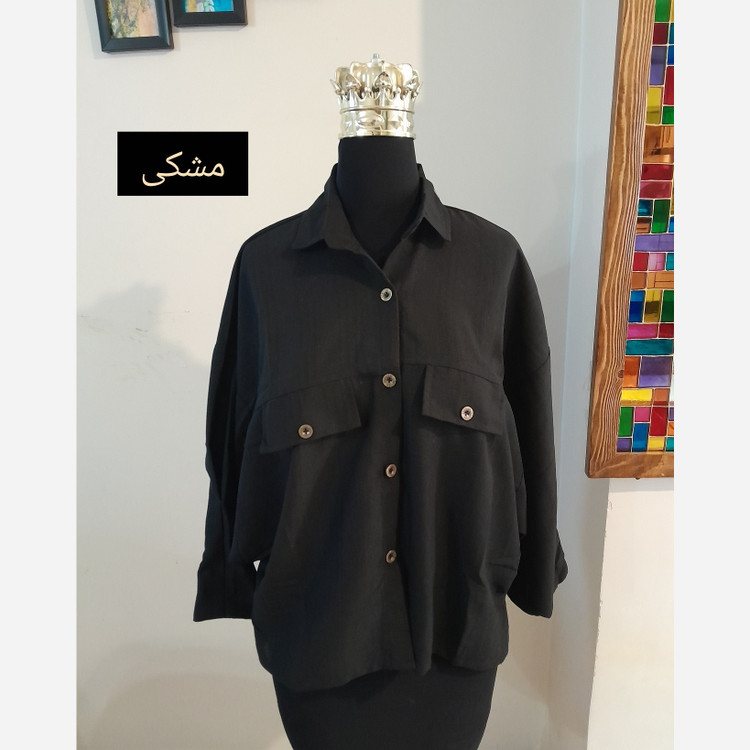 مانتو پانچ زنانه تابستانی جنس لینن عبیرشاپ