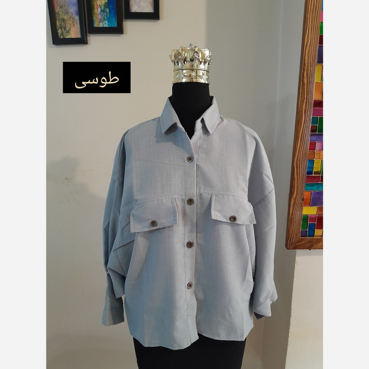 مانتو پانچ زنانه تابستانی جنس لینن عبیرشاپ