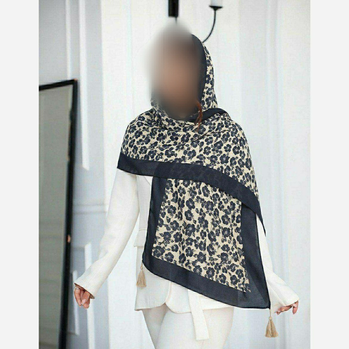 شال زنانه نخی اسپرت نرم و لطیف عبیرشاپ