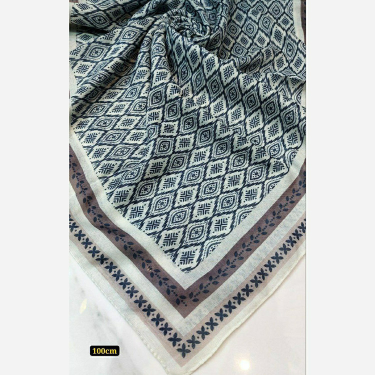 روسری نخی زنانه طرح دار عبیرشاپ