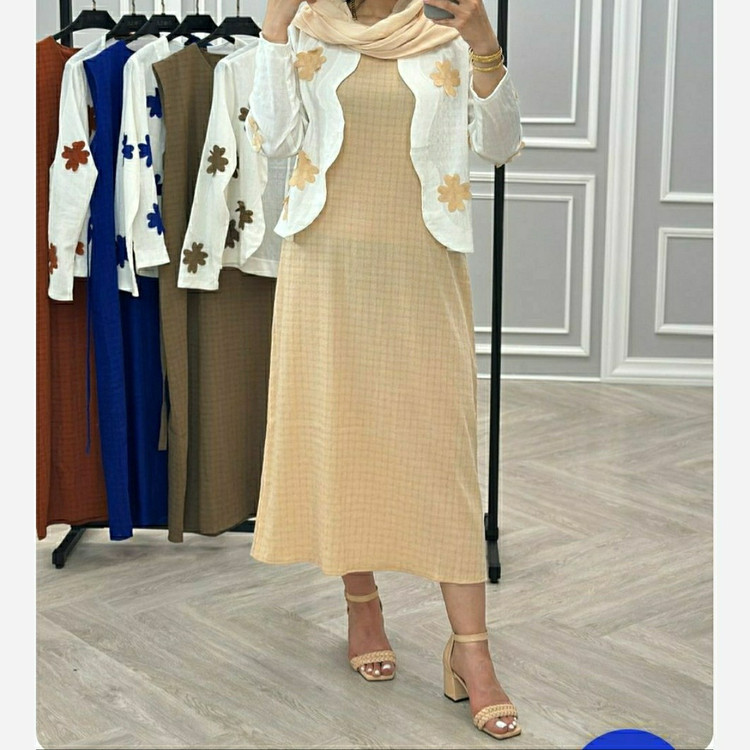 ست کت و سارافون زنانه عبیرشاپ (هدیه و تخفیف)