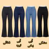 شلوار زنانه دمپا جین کاغذی نیلی عبیرشاپ