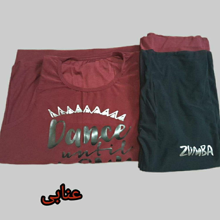 ست ورزشی زنانه باشگاهی تاپ و شلوارک دنس عبیرشاپ