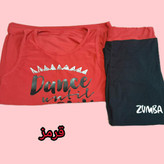 ست ورزشی زنانه باشگاهی تاپ و شلوارک دنس عبیرشاپ
