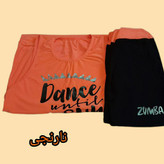 ست ورزشی زنانه باشگاهی تاپ و شلوارک دنس عبیرشاپ